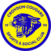 Croydon Cougars Sports & Social Club logo, supported by Inertia Health Group physiotherapy